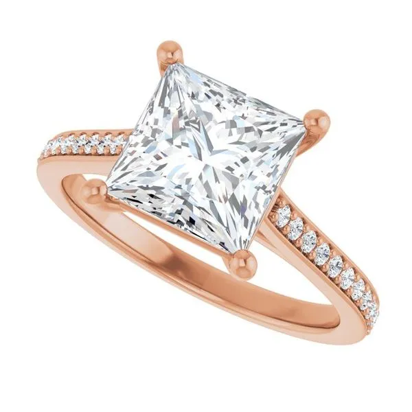 Claw-Prong Engagement Ring Image 5 Hudson Valley Goldsmith New Paltz, NY