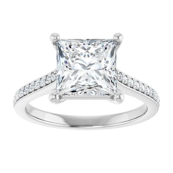 Claw-Prong Engagement Ring Image 3 JF Jones Jewelers Rochester, NY