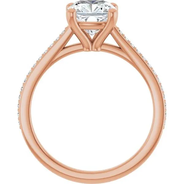 Claw-Prong Engagement Ring Image 2 Hudson Valley Goldsmith New Paltz, NY