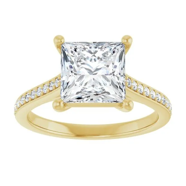 Claw-Prong Engagement Ring Image 3 Natale Jewelers Sewell, NJ