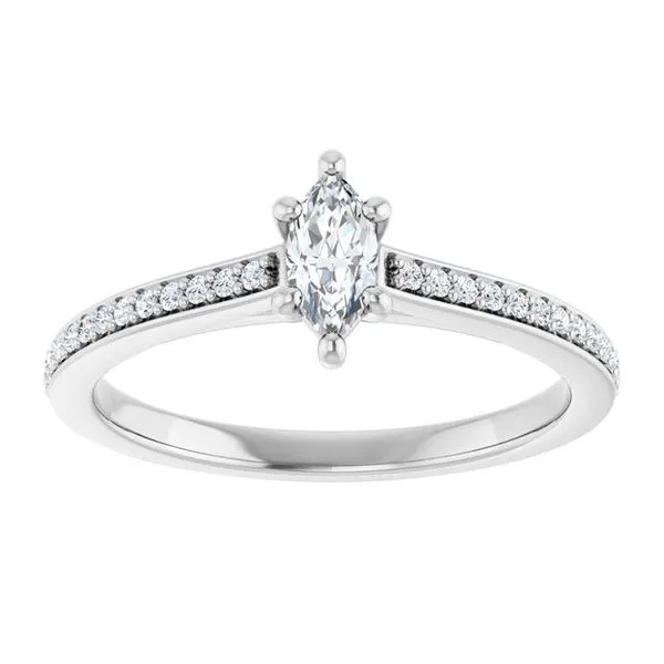 Claw-Prong Engagement Ring Image 3 Raleigh Diamond Fine Jewelry Raleigh, NC
