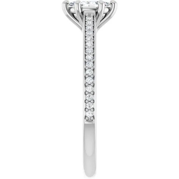 Claw-Prong Engagement Ring Image 4 Golden Sails Jewelers, Inc. Saint Petersburg, FL