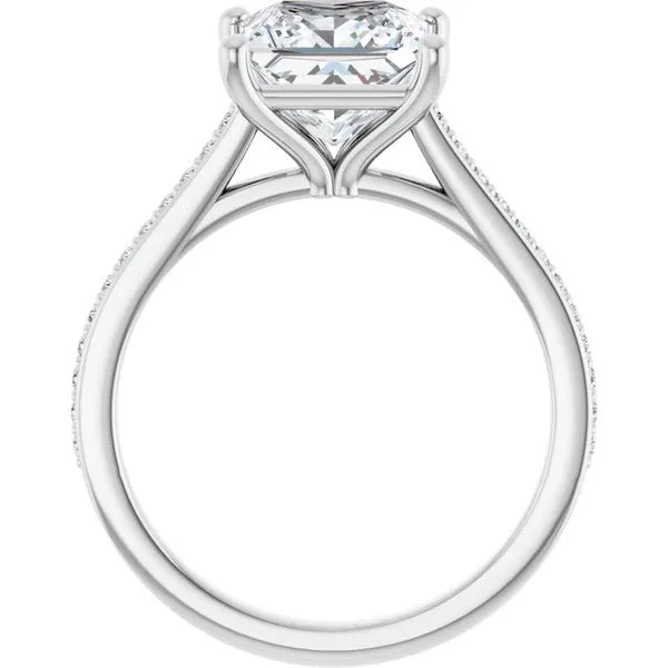 Claw-Prong Engagement Ring Image 2 Jimmy Smith Jewelers Decatur, AL