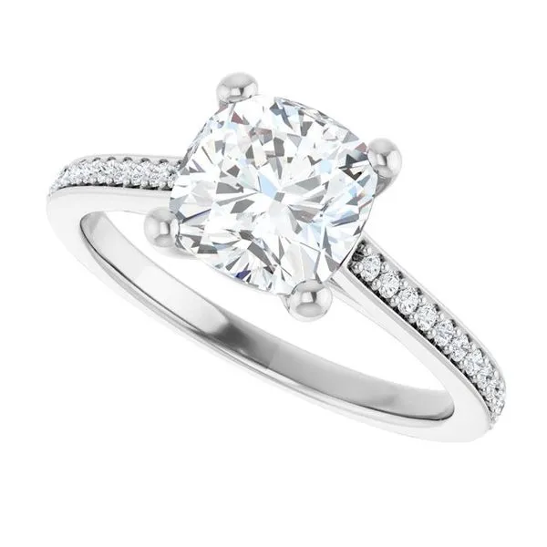Claw-Prong Engagement Ring Image 5 Raleigh Diamond Fine Jewelry Raleigh, NC
