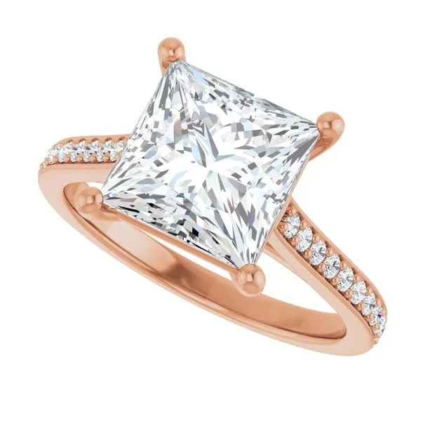 Claw-Prong Engagement Ring Image 5 JF Jones Jewelers Rochester, NY