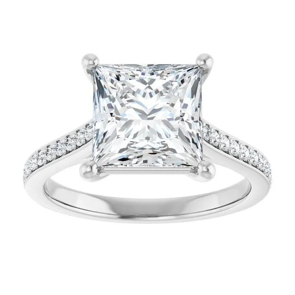 Claw-Prong Engagement Ring Image 3 Jimmy Smith Jewelers Decatur, AL