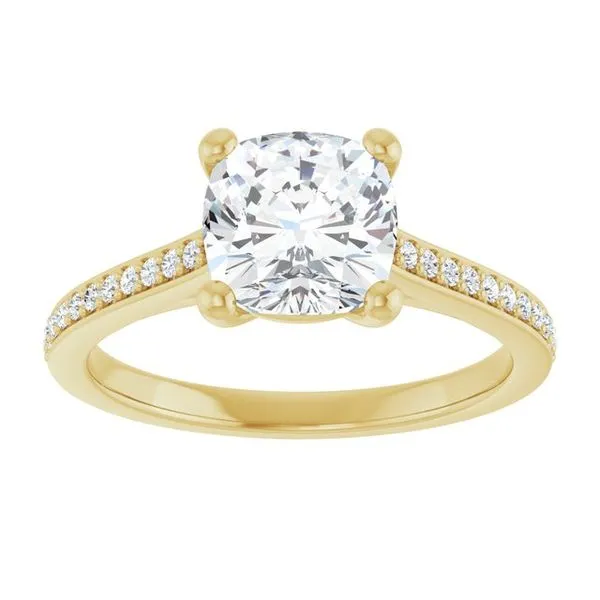 Claw-Prong Engagement Ring Image 3 Raleigh Diamond Fine Jewelry Raleigh, NC