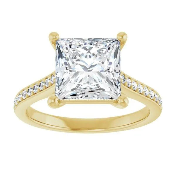 Claw-Prong Engagement Ring Image 3 Hudson Valley Goldsmith New Paltz, NY