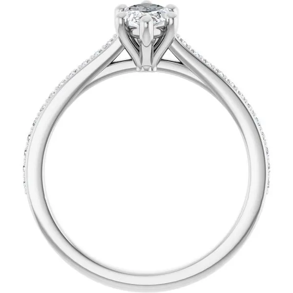 Claw-Prong Engagement Ring Image 2 JF Jones Jewelers Rochester, NY
