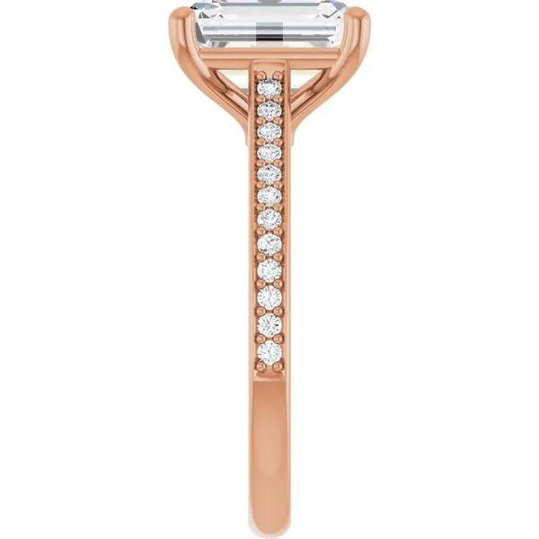 Claw-Prong Engagement Ring Image 4 JF Jones Jewelers Rochester, NY