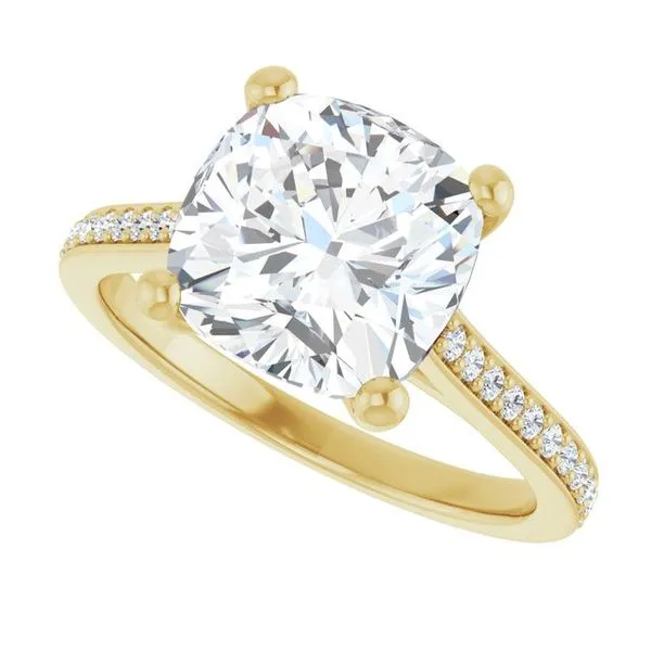 Claw-Prong Engagement Ring Image 5 JF Jones Jewelers Rochester, NY