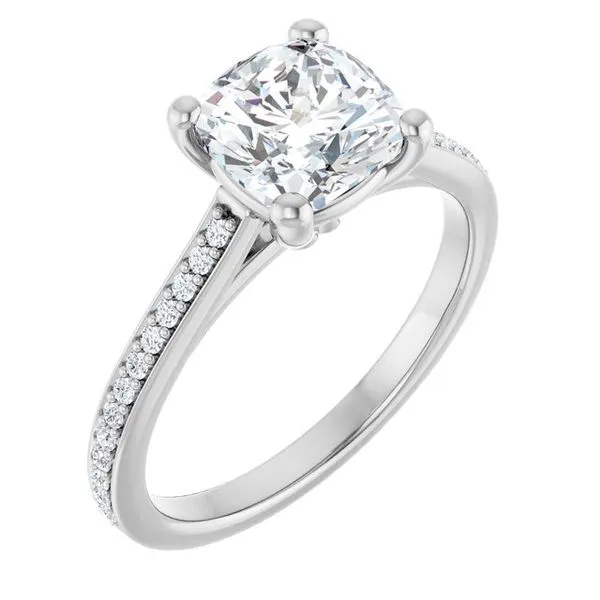 Claw-Prong Engagement Ring JF Jones Jewelers Rochester, NY