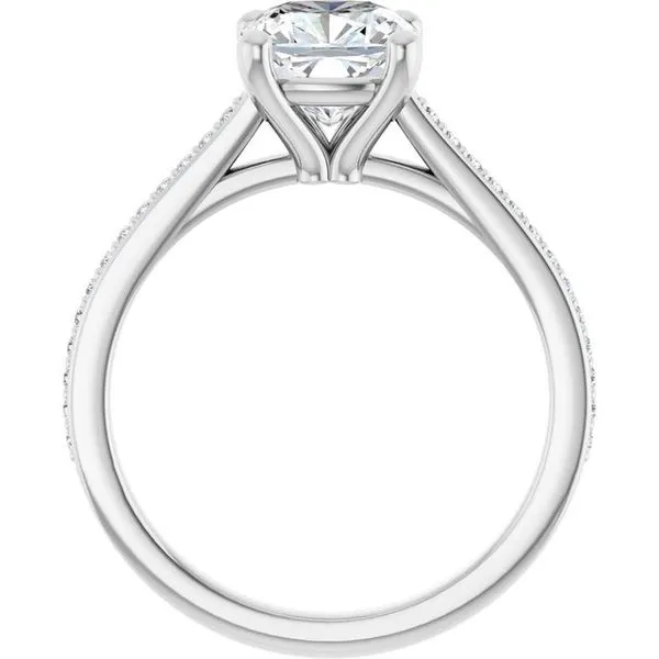 Claw-Prong Engagement Ring Image 2 Hudson Valley Goldsmith New Paltz, NY