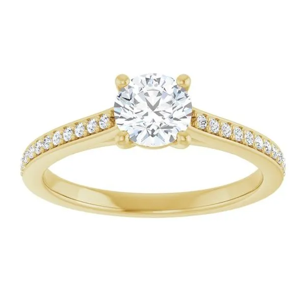 Claw-Prong Engagement Ring Image 3 Jimmy Smith Jewelers Decatur, AL