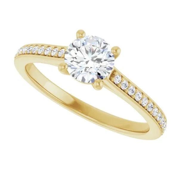 Claw-Prong Engagement Ring Image 5 Golden Sails Jewelers, Inc. Saint Petersburg, FL
