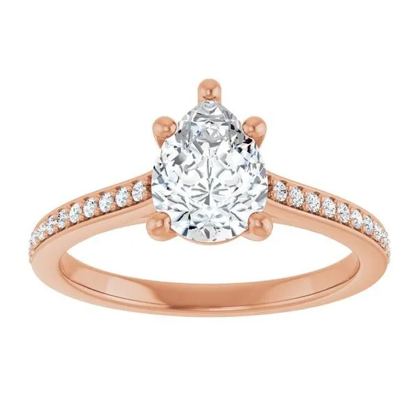 Claw-Prong Engagement Ring Image 3 Hudson Valley Goldsmith New Paltz, NY