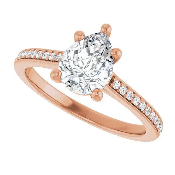 Claw-Prong Engagement Ring Image 5 Hudson Valley Goldsmith New Paltz, NY