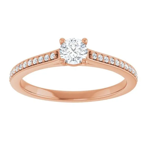 Claw-Prong Engagement Ring Image 3 JF Jones Jewelers Rochester, NY