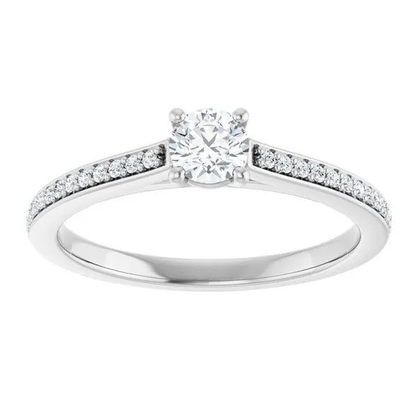 Claw-Prong Engagement Ring Image 3 Raleigh Diamond Fine Jewelry Raleigh, NC