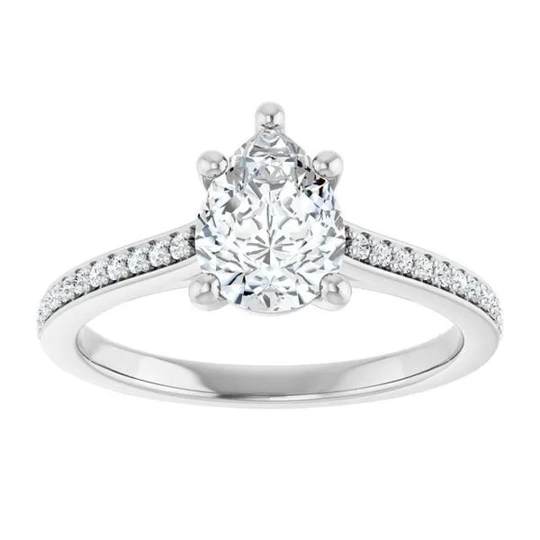 Claw-Prong Engagement Ring Image 3 Jimmy Smith Jewelers Decatur, AL