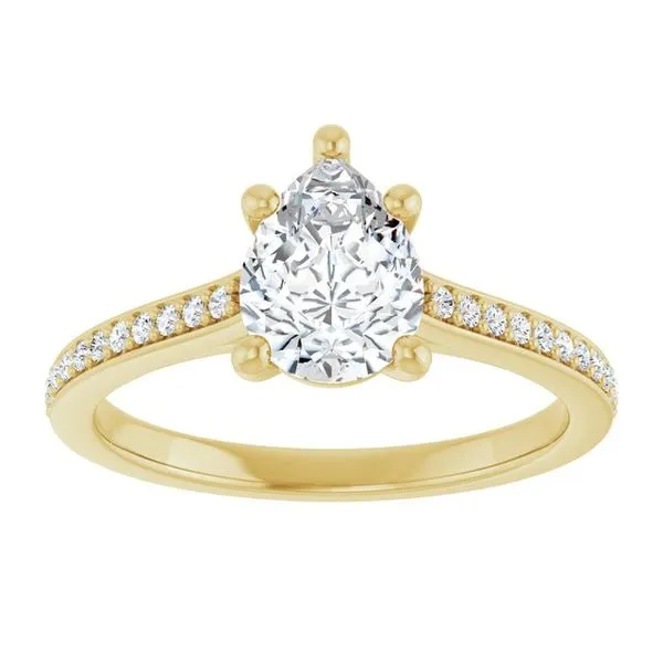 Claw-Prong Engagement Ring Image 3 Golden Sails Jewelers, Inc. Saint Petersburg, FL