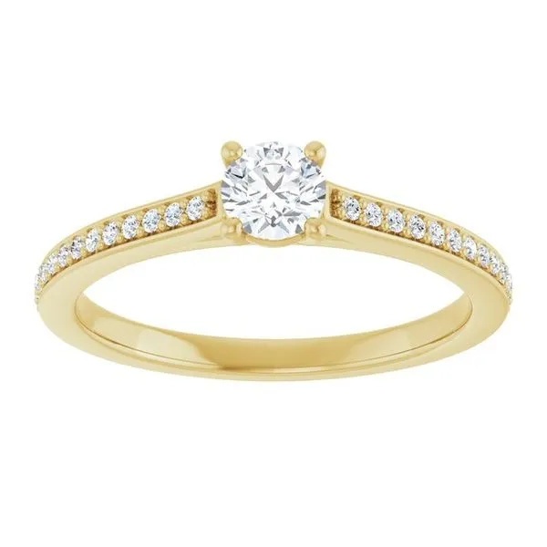 Claw-Prong Engagement Ring Image 3 Raleigh Diamond Fine Jewelry Raleigh, NC