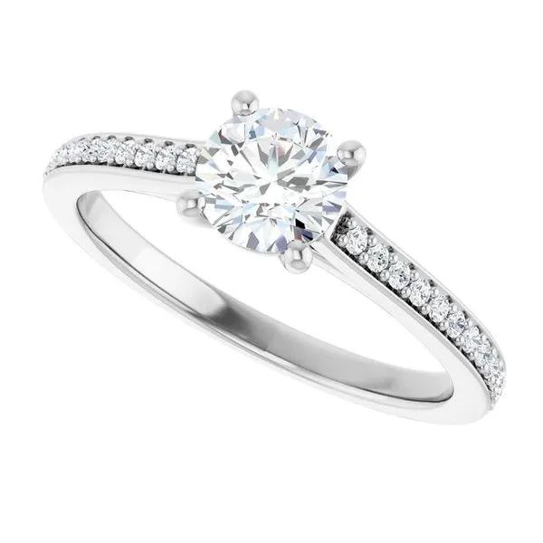 Claw-Prong Engagement Ring Image 5 Jimmy Smith Jewelers Decatur, AL