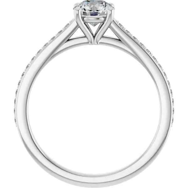 Claw-Prong Engagement Ring Image 2 JF Jones Jewelers Rochester, NY