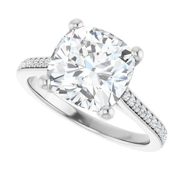 Claw-Prong Engagement Ring Image 5 JF Jones Jewelers Rochester, NY