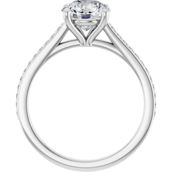 Claw-Prong Engagement Ring Image 2 Hudson Valley Goldsmith New Paltz, NY