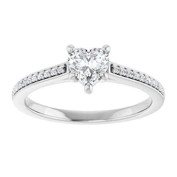 Claw-Prong Engagement Ring Image 3 JF Jones Jewelers Rochester, NY