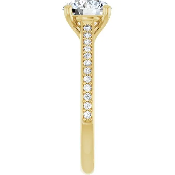 Claw-Prong Engagement Ring Image 4 Golden Sails Jewelers, Inc. Saint Petersburg, FL