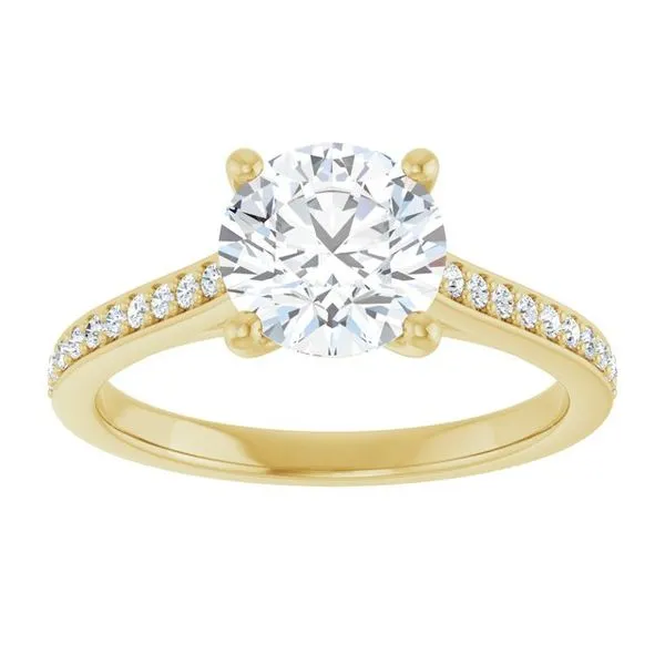 Claw-Prong Engagement Ring Image 3 Natale Jewelers Sewell, NJ
