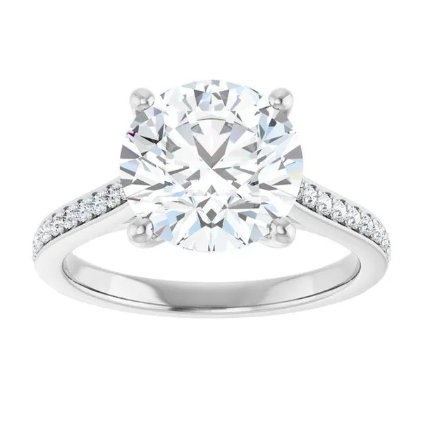 Claw-Prong Engagement Ring Image 3 Jimmy Smith Jewelers Decatur, AL