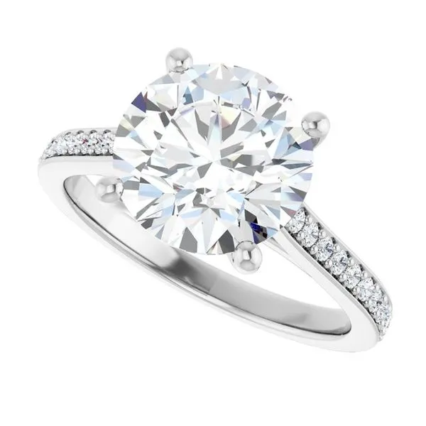 Claw-Prong Engagement Ring Image 5 JF Jones Jewelers Rochester, NY