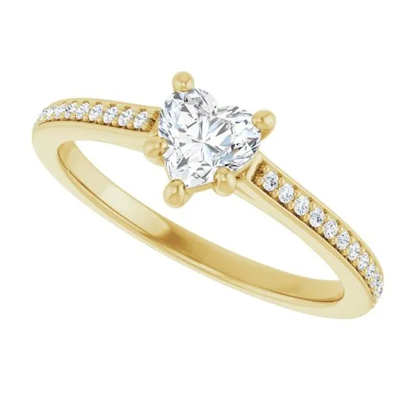 Claw-Prong Engagement Ring Image 5 Jimmy Smith Jewelers Decatur, AL