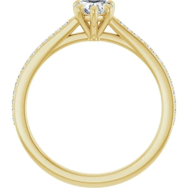 Claw-Prong Engagement Ring Image 2 Golden Sails Jewelers, Inc. Saint Petersburg, FL