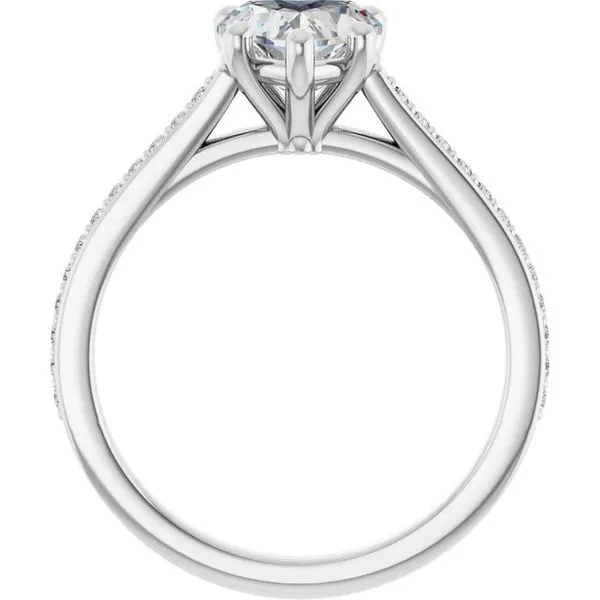 Claw-Prong Engagement Ring Image 2 Jimmy Smith Jewelers Decatur, AL