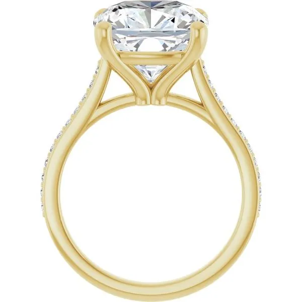 Claw-Prong Engagement Ring Image 2 Hudson Valley Goldsmith New Paltz, NY