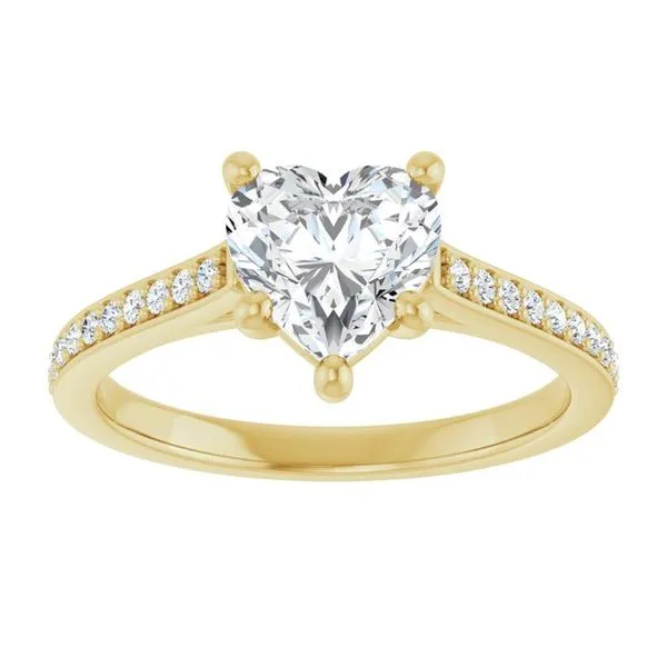 Claw-Prong Engagement Ring Image 3 JF Jones Jewelers Rochester, NY