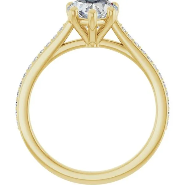 Claw-Prong Engagement Ring Image 2 JF Jones Jewelers Rochester, NY