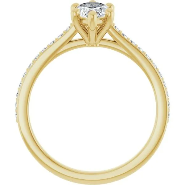 Claw-Prong Engagement Ring Image 2 JF Jones Jewelers Rochester, NY