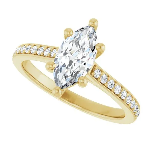 Claw-Prong Engagement Ring Image 5 JF Jones Jewelers Rochester, NY