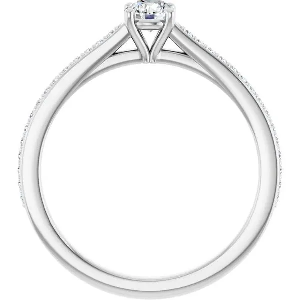 Claw-Prong Engagement Ring Image 2 JF Jones Jewelers Rochester, NY