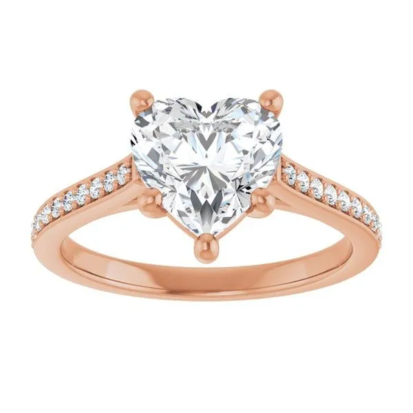 Claw-Prong Engagement Ring Image 3 JF Jones Jewelers Rochester, NY