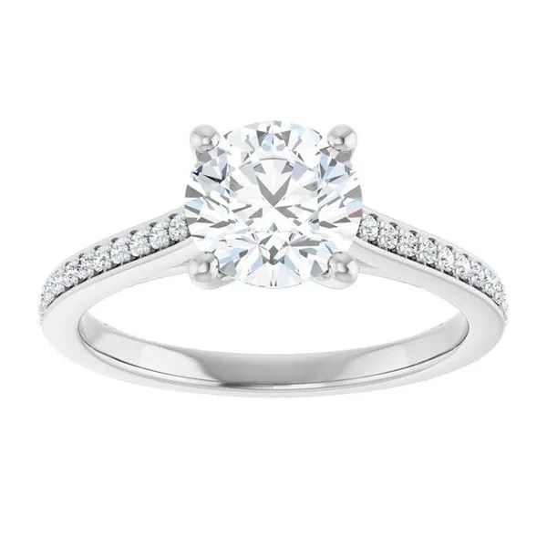 Claw-Prong Engagement Ring Image 3 Jimmy Smith Jewelers Decatur, AL