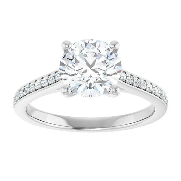 Claw-Prong Engagement Ring Image 3 Natale Jewelers Sewell, NJ
