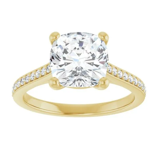 Claw-Prong Engagement Ring Image 3 JF Jones Jewelers Rochester, NY