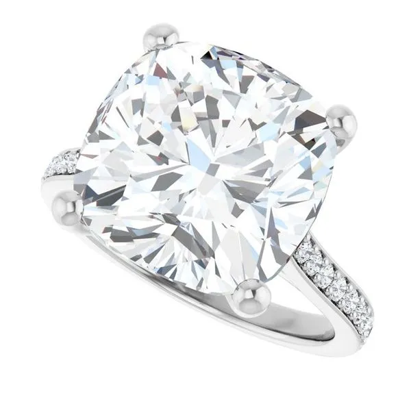 Claw-Prong Engagement Ring Image 5 JF Jones Jewelers Rochester, NY