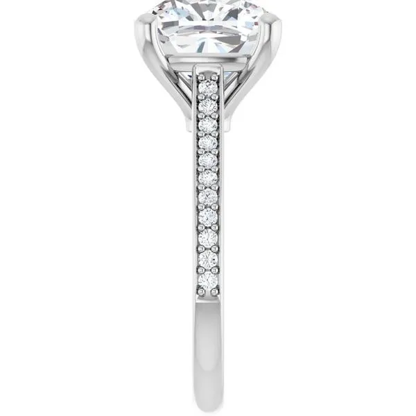 Claw-Prong Engagement Ring Image 4 JF Jones Jewelers Rochester, NY